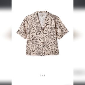 Brixton Indo Linen Camp Shirt (brand new)